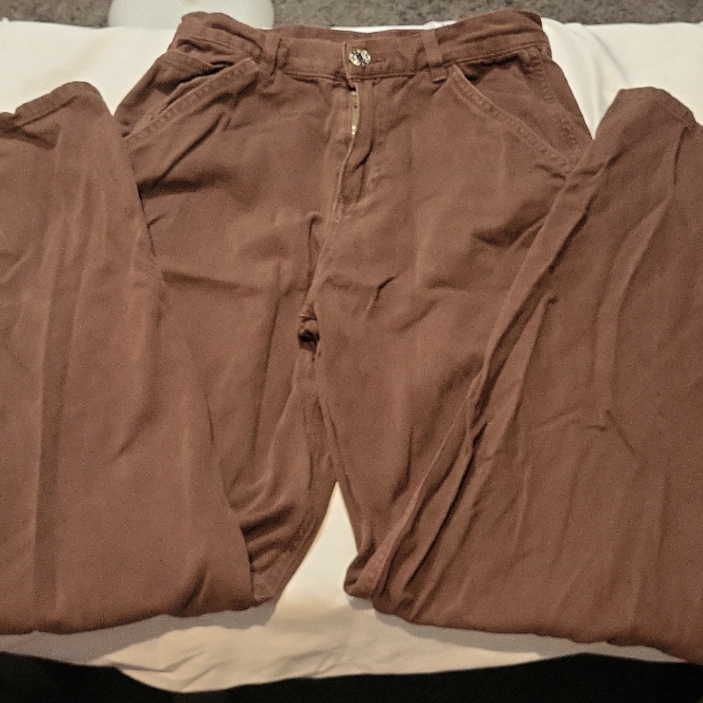 Garage size 1 dark brown cargo jeans
